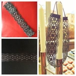 Hand-made lace headband!