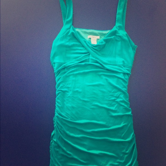 Teal dress and AF tank, perfect condition Bundle!