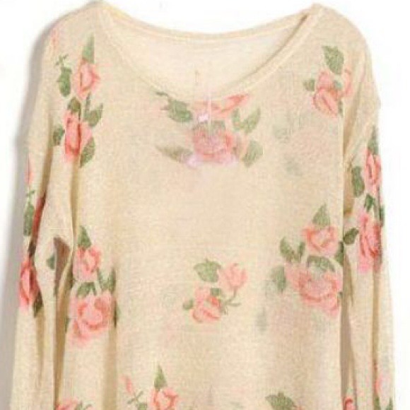 Wildfox print sweater