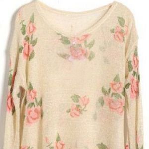 Wildfox print sweater