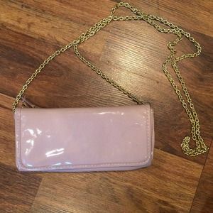 blush j crew cross body bag
