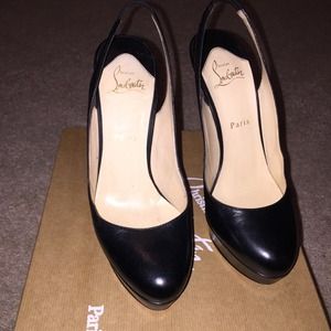 ‼️RESERVED‼️Louboutin Bianca sling back!