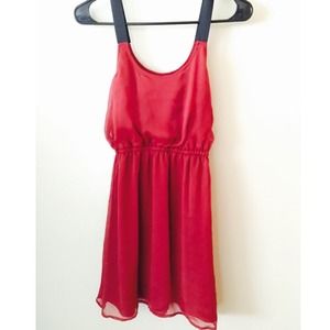 Burgundy Mini dress