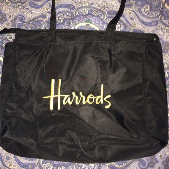 Harrods black tote