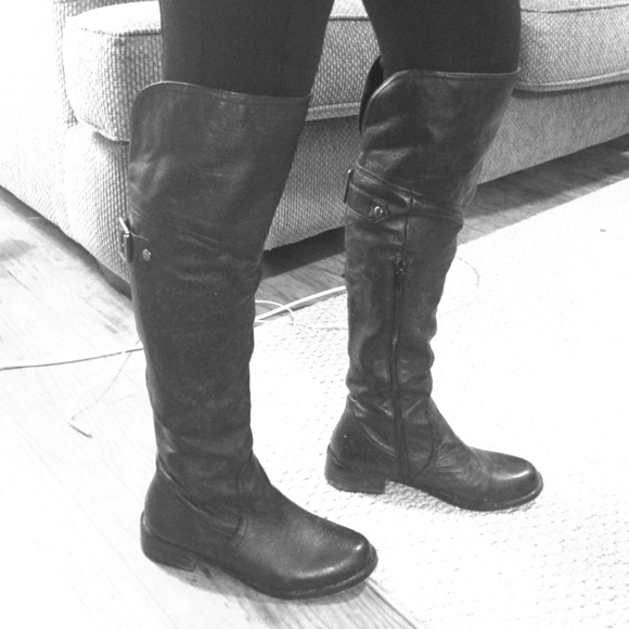 Bakers Black Knee High Boots