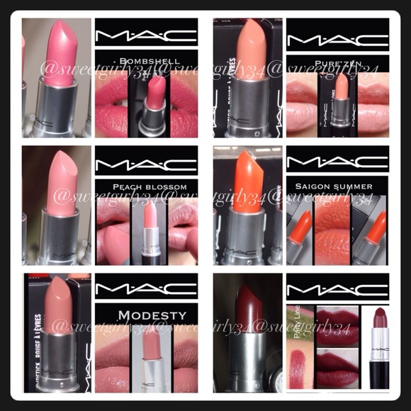 Mac authentic lipsticks over 25+colors available