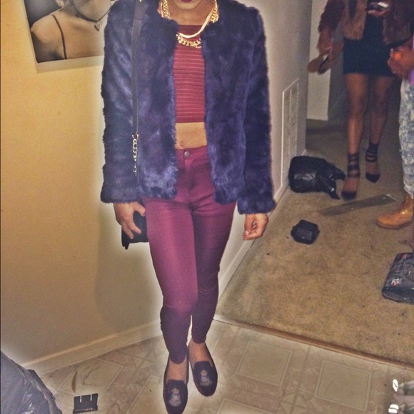 Burgundy two piece set