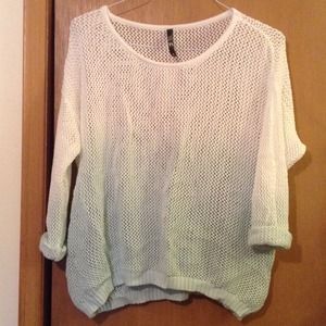 Oversized Ombré Knitted Sweater