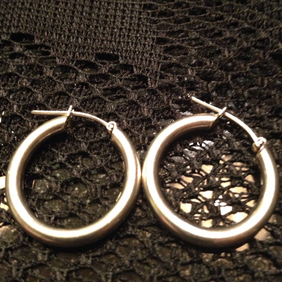 Silver earrings