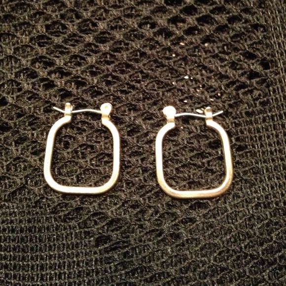 Silver earrings
