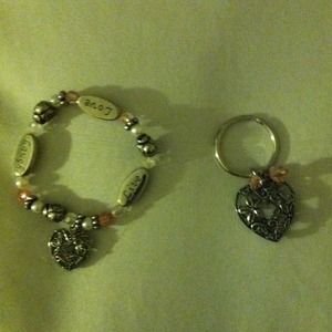 Bracelet and matching keychain