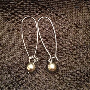 Silver earrings