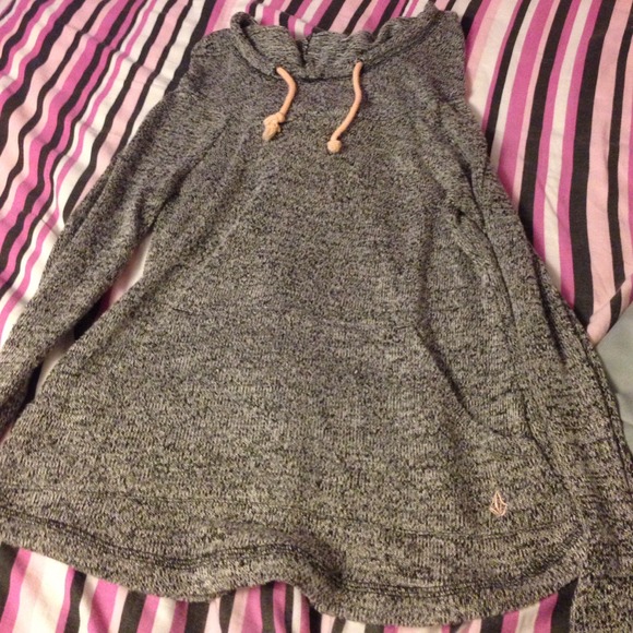 Grey Volcom Hoodie