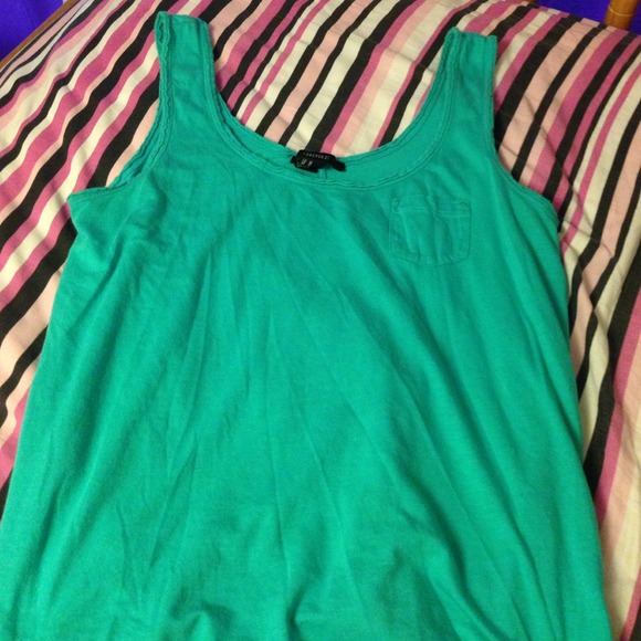 Forever 21 Green/ Blue Tanktop