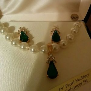 Necklace set with matching earrings