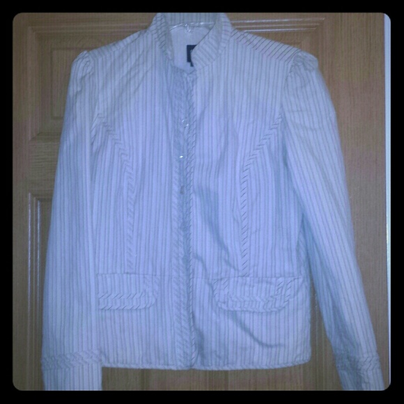 Pin stripped blazer