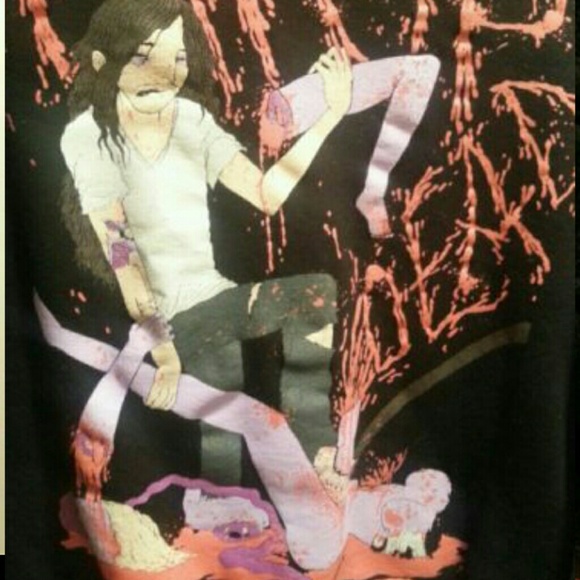 SOLD ON EBAY Dropdead "Sluts get cuts" crew neck - Picture 3 of 4