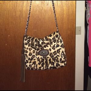 Cheetah Long strap Clutch