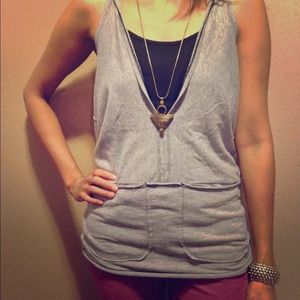 Free People Beach hooded shirt