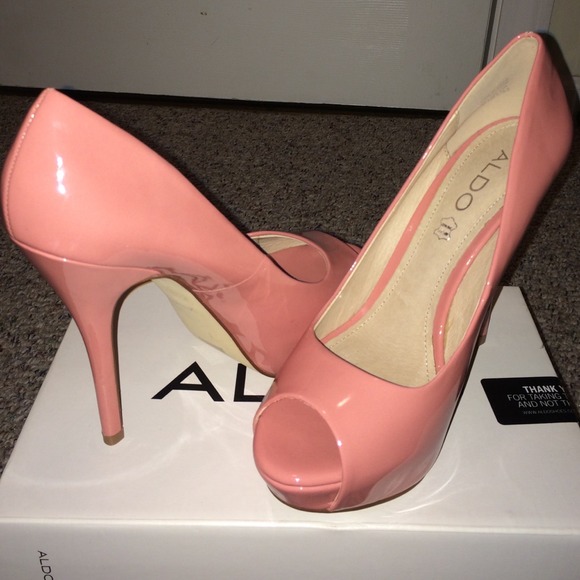 Aldo Heels Coral Color