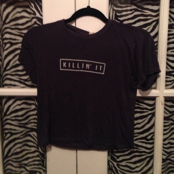 NWT "killin it" crop top - Picture 1 of 3