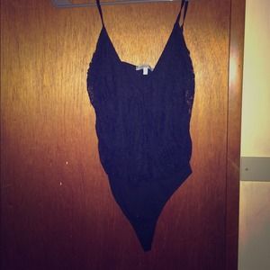 Black Lace leotard
