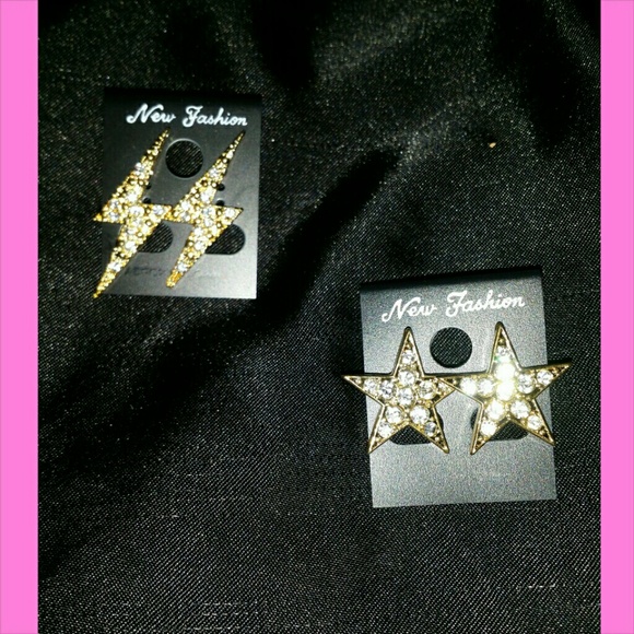 Rhinestone earrings