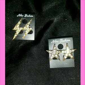 Rhinestone earrings