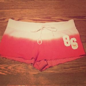 Rare Pink by Victoria's Secret cutoff sweat-shorts