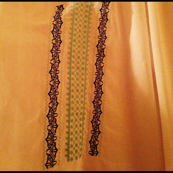 Aztec print peasant top - Picture 2 of 3