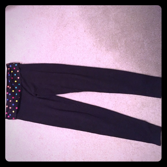 Victoria's Secret Pink black leggings