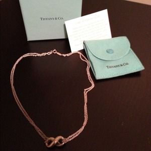 SOLD! Tiffany sterling silver "8" necklace