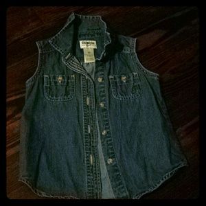 Toddler denim top