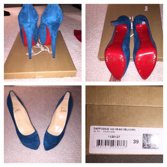 Authentic Christian Louboutin Daffodile Blue - Picture 2 of 2