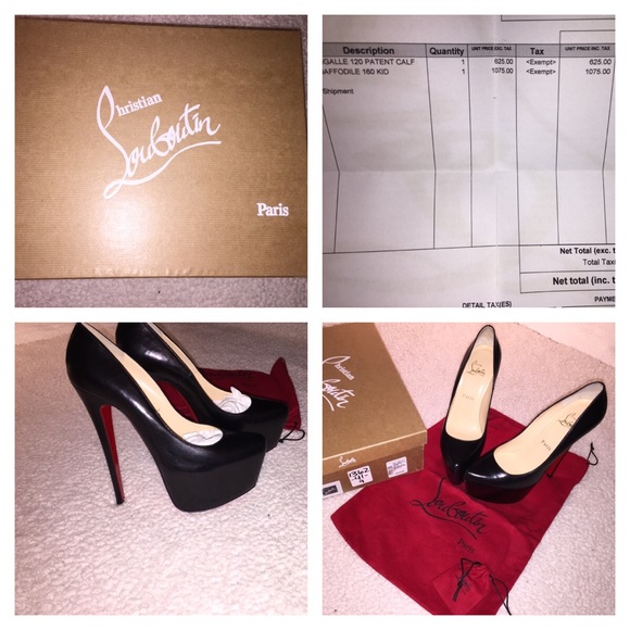 Authentic Christian Louboutin Daffodile Black - Picture 2 of 4