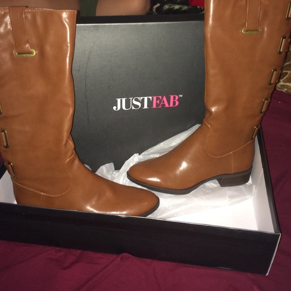TRADED!!!!! "JustFab" boots 9