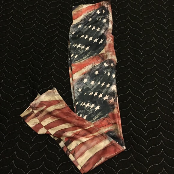 American flag leggings
