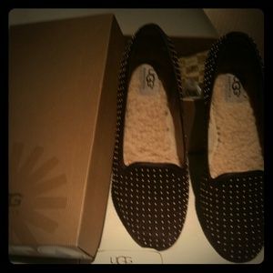 SOLD!!!!!!! UGG gold studded slippers