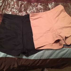 Two pairs of spanks