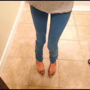 BDG cigarette High rise teal Jean
