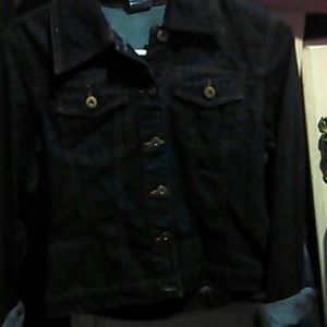 Dark blue jean jacket