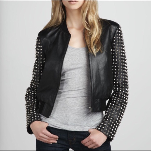 French Connection Leather Jacket