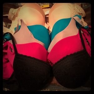 Six bras all almost new