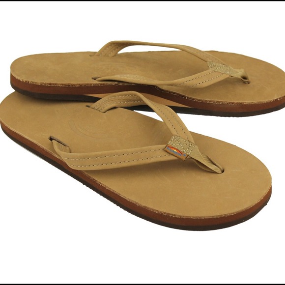 NWOT thin strap rainbow sandals