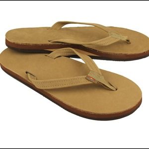 NWOT thin strap rainbow sandals