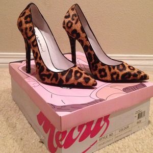 Jeffrey Campbell Darling Leopard Ponyhair Pumps