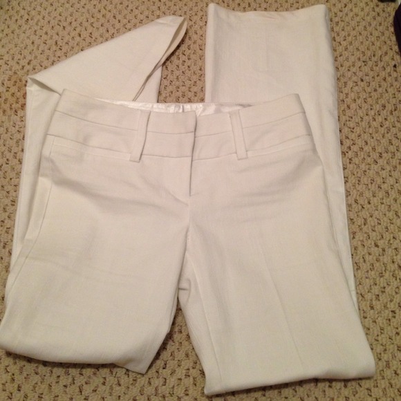 White dress pants