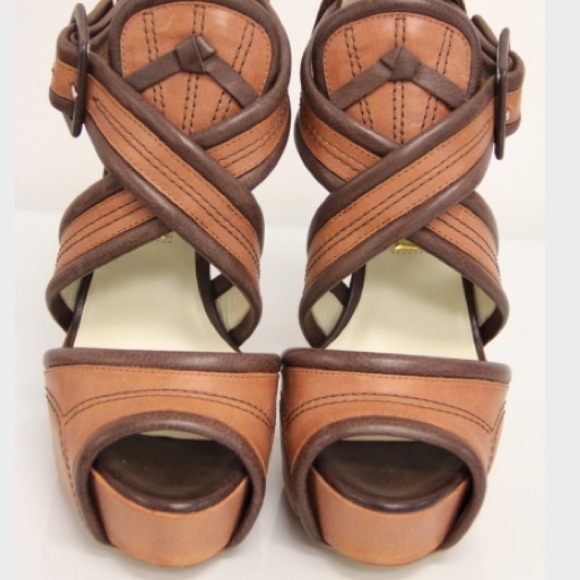 Rupert Sanderson Theta Platform Sandals - Picture 2 of 4