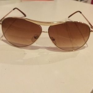 sunglasses, ray band style tinted amber