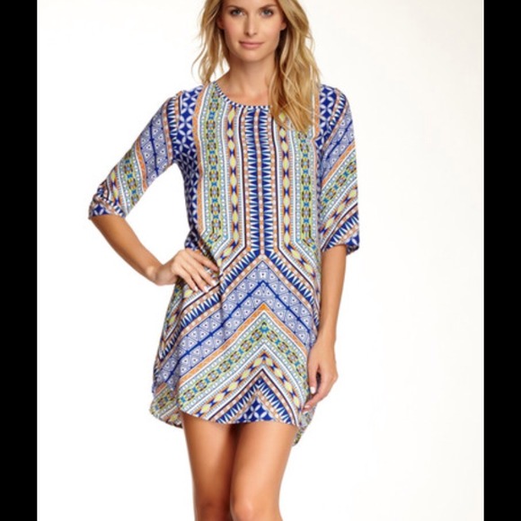 Zoe Dresses & Skirts - Multi print dress NWT HP! X2 💚💚💚💜💜💜